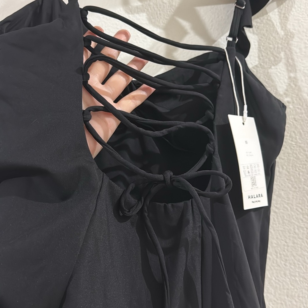 NWT Halara active dress with lace up back - Picture 5 of 5